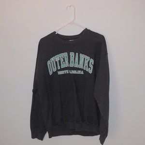 gildan charcoal OBX sweatshirt
